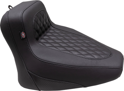 MUSTANG Squareback Seat - Solo - Black - Diamond Stitch - Chief '22-'24 88201