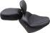 MUSTANG Solo Touring Seat - w/ Driver Backrest - Black - Diamond Stitch - Chief '22-'23 89740