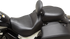 MUSTANG Recessed Wide Touring Seat - Passenger - Black w/o Studs - C90T '15-'19 89207
