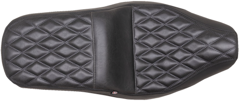 MUSTANG Squareback Seat - Black - Double Diamond - Rebel 300/500 '17-'23 84003