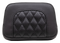 MUSTANG Squareback Sissy Bar Pad - Black - Diamond Stitch - Chief '22-'23 88206