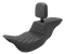 SADDLEMEN Tour Step-Up Seat - Rider Backrest - Rider Lattice Stitch - FL '08-'24 808-07B-192BR