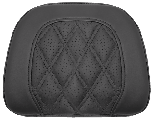 SADDLEMEN Roadsofa™ Sissy Bar Pad - Black - Lattice Stitch - Indian '14-'22 061144