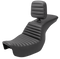 SADDLEMEN Tour Step-Up Seat - Rider Backrest - Tuck-n-Roll - Dyna '06-'17 806-04-191BR