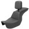 SADDLEMEN Tour Step-Up Seat - Rider Backrest - Plain - Dyna '06-'17 806-04-194BR
