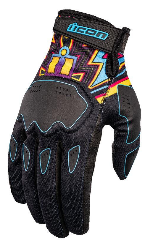 ICON Hooligan™ Lucky Lid Gloves - Black - Large 3301-4643