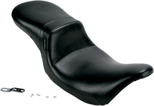LE PERA Daytona 2-Up Seat - Without Backrest - Smooth - Black - FL '08-'23 LK-567