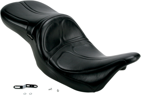 LE PERA Maverick Seat - without Backrest - Stitched - Black - FL '08-'23 LK-957