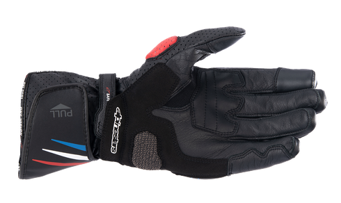ALPINESTARS Honda SP-8 V3 Gloves - Black/Bright Red/Blue - Small 3558423-1317-S