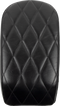 LE PERA Bare Bones Pillion Pad - Diamond - Black - FLDE/FLHC '18-'23 LYX-007PDM