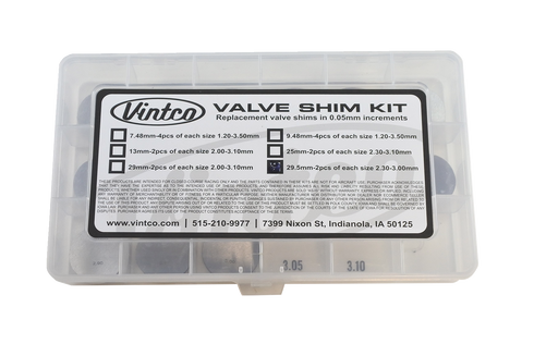 VINTCO Shim Kit - 29.50 mm - 2.00 mm-3.00 mm 29.5SHIMKIT