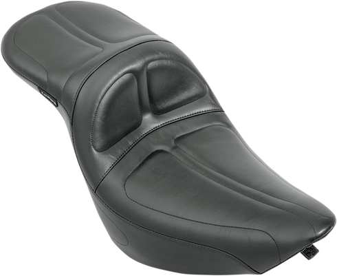 LE PERA Maverick Daddy Long Legs Seat - Black - Stitched - FLHR '02-'07 LH-957RKDL