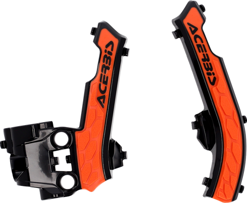 ACERBIS X-Grip Frame Guards - '16 OEM Orange/Black - Gas Gas | Husqvarna | KTM 2979615229