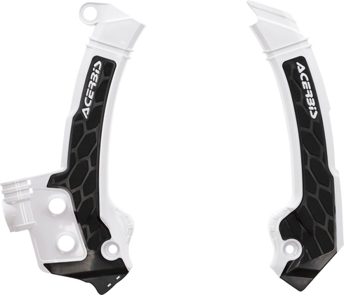 ACERBIS X-Grip Frame Guards - White/Black - Husqvarna 2979601035