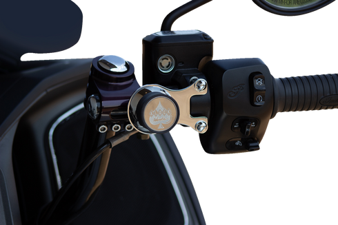 KLOCK WERKS iOmount™ for Indian - Ambidextrous Mount - Chrome - Challenger/Pursuit KWD-04-0609-C