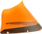 KLOCK WERKS Kolor Flare™ Windshield - 9" - Orange Ice - FXRP KWW-02-0608