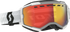 SCOTT Fury LS Snow Cross Goggle - Light Sensitive - White - Red Chrome Lens 278604-0002341