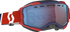 SCOTT Fury Snow Cross Goggle - Red/Blue - Enhancer Blue Chrome Lens 278605-1228347
