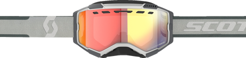SCOTT Fury LS Snow Cross Goggle - Light Sensitive - Gray - Red Chrome Lens 278604-0011341