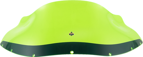 KLOCK WERKS Kolor Flare™ Windshield - 9" - Green Ice - FXRP KWW-02-0610