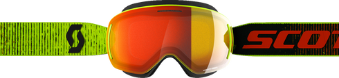SCOTT LCG EVO Snow Cross Goggle - Yellow - Enhancer Red Chrome Lens 272845-0005312