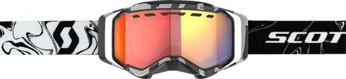 SCOTT Prospect Snow Goggle - Marble Black/White - Dual Pane - Light Sensitive - Red Chrome Lens 278603-7082341