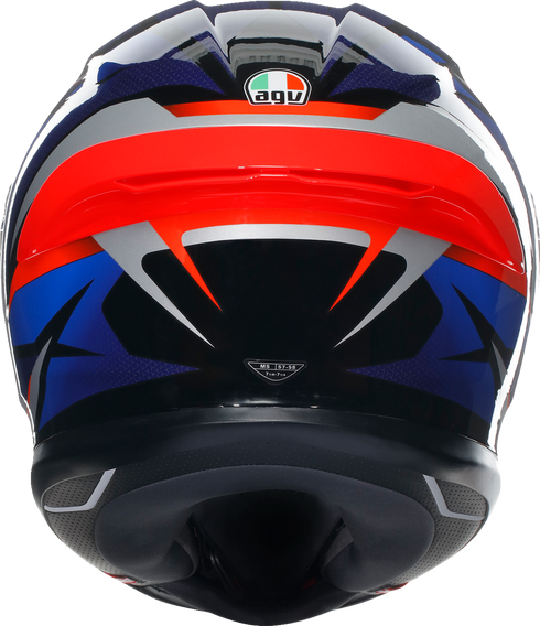 AGV K6 S Helmet - Slashcut - Black/Blue/Red - Large 2118395002015L