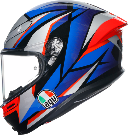 AGV K6 S Helmet - Slashcut - Black/Blue/Red - Large 2118395002015L