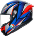 AGV K6 S Helmet - Slashcut - Black/Blue/Red - Large 2118395002015L
