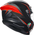 AGV K6 S Helmet - Slashcut - Black/Gray/Red - XL 2118395002014XL
