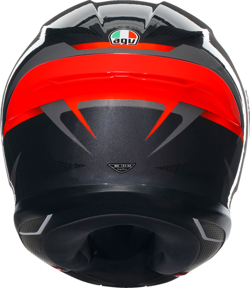 AGV K6 S Helmet - Slashcut - Black/Gray/Red - 2XL 21183950020142X