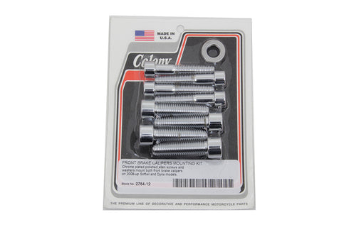 Colony Allen Mount Kit for Front Brake Caliper Chrome - 2754-12