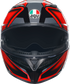AGV K3 Helmet - Compound - Black/Red - XL 2118381004009XL
