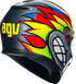 AGV K3 Helmet - Birdy 2.0 - Gray/Yellow/Red - XL 2118381004012XL