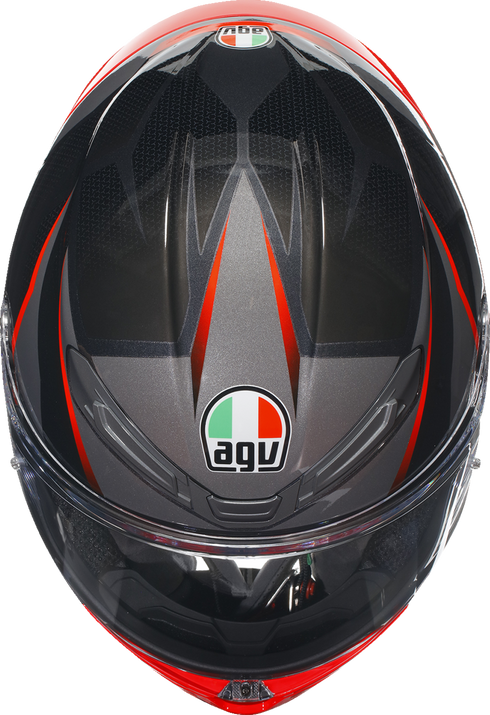 AGV K6 S Helmet - Slashcut - Black/Gray/Red - 2XL 21183950020142X