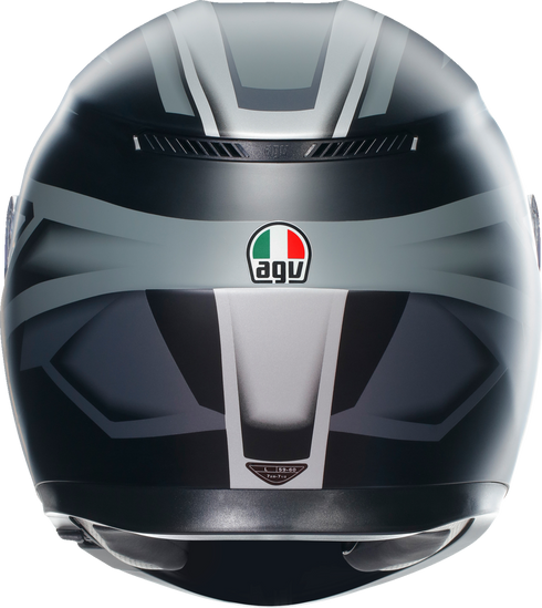 AGV K3 Helmet - Compound - Matte Black/Gray - Medium 2118381004008M