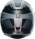 AGV K3 Helmet - Compound - Matte Black/Gray - XL 2118381004008XL