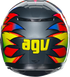 AGV K3 Helmet - Birdy 2.0 - Gray/Yellow/Red - Medium 2118381004012M