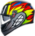 AGV K3 Helmet - Birdy 2.0 - Gray/Yellow/Red - Large 2118381004012L