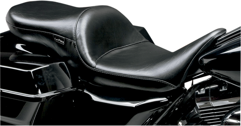 LE PERA Maverick Seat - without Backrest - Smooth - Black - FL '08-'23 LK-957S