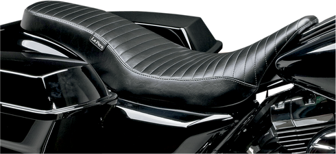 LE PERA Cobra Full-Length Seat - Pleated - Black - FL '08-'24 LK-079PT