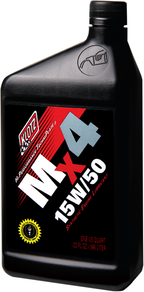KLOTZ OIL MX4 Synthetic Engine Oil - 15W-50 - 1 U.S. quart KL-880