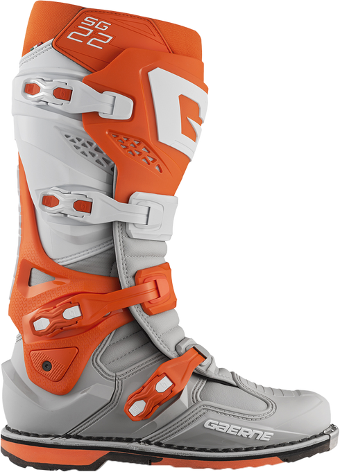GAERNE Sg 22 Boots Orange/White/Grey Sz 13 - 480-65613