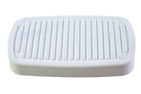 V-Twin White Brake Pedal Rubber - 28-0025