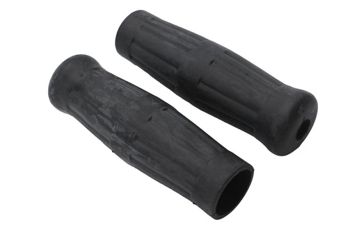 V-Twin Black Grip Set 1909 Style - 28-0107