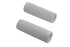 V-Twin Replica Rib Style White Grip Set - 28-0119