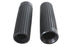V-Twin Replica Rib Style Grip Set Black - 28-0156