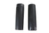 V-Twin Replica Rib Style Grip Set Black - 28-0156