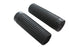 V-Twin Replica Rib Style Grip Set Black - 28-0156