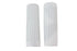 V-Twin Replica Rib Style Grip Set White - 28-0166